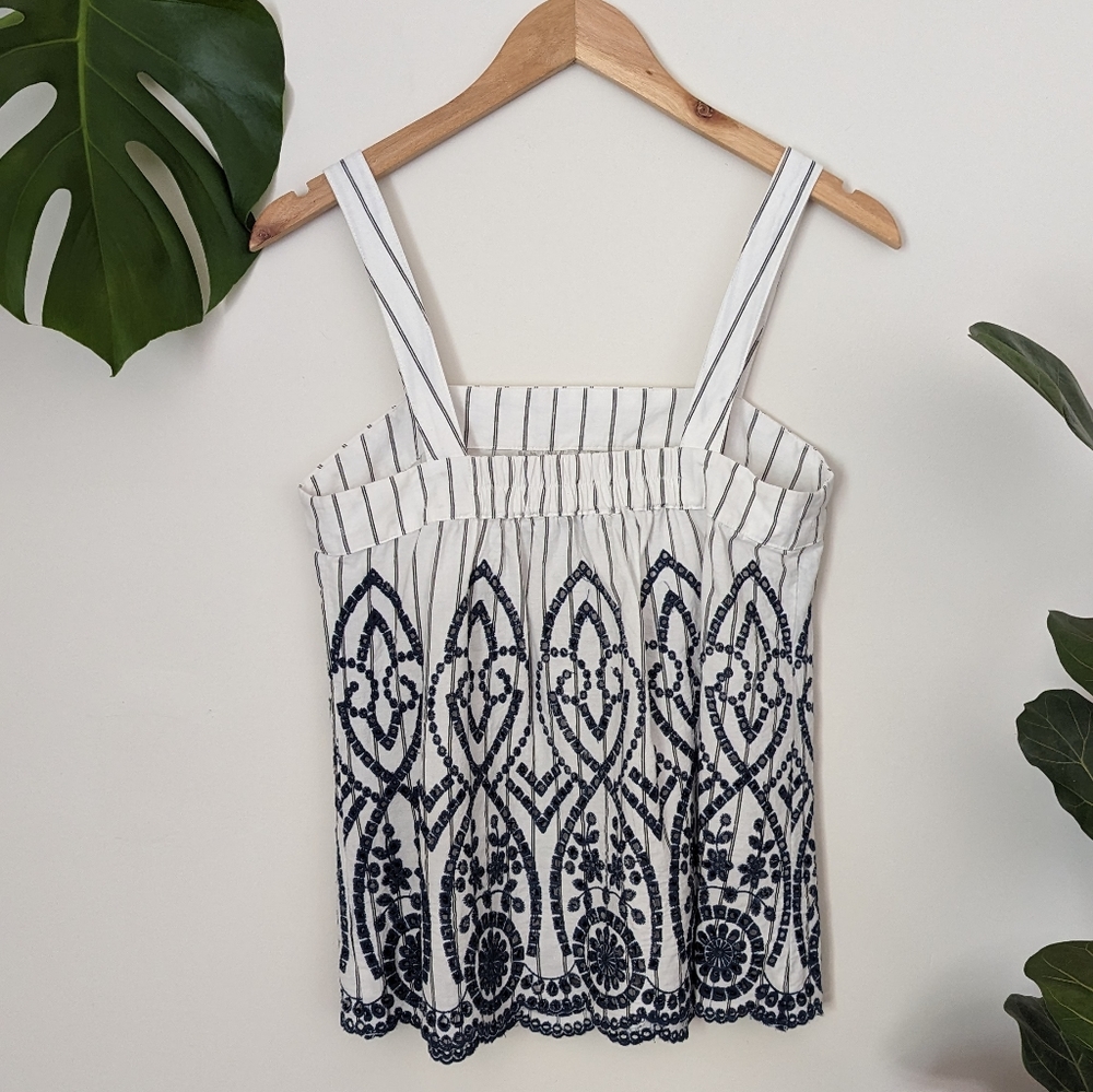 Skies Are Blue | Embroidered Tank - Picture 4 of 8
